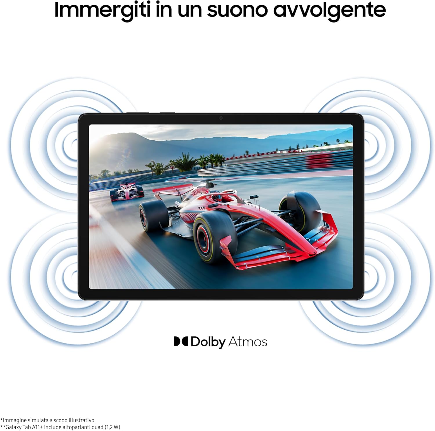 Samsung Galaxy Tab A11+, Tablet Android, WiFi, 6GB RAM, 128GB, 11.0" 90Hz Display, Silver