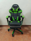 Sedia Gaming Con Led Verde/Nera