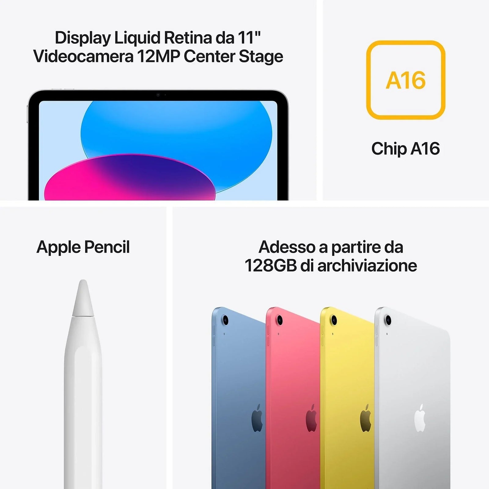 APPLE iPad 2025 A16 11'' Wi-Fi 128GB Rosa