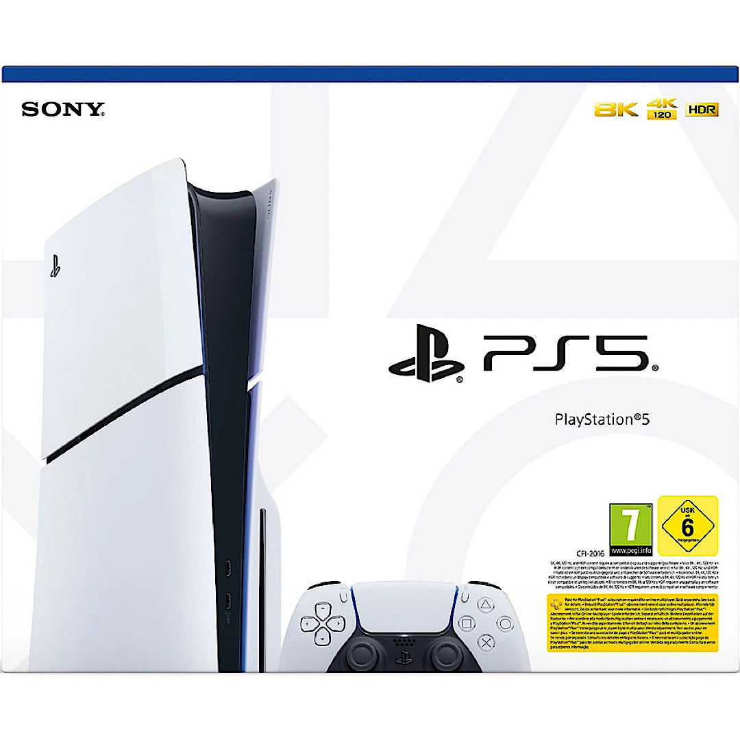 SONY PS5 Disc SLIM - 2 Controller White