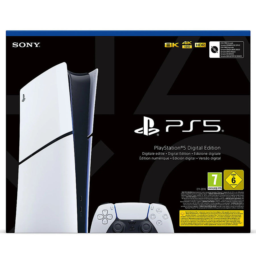 SONY PS5 Dig. 825GB SLIM - D Chassis, White